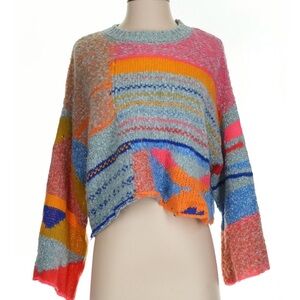 Genuinely Ugly Sincerely Jules Multicolor Patchwork Sweater